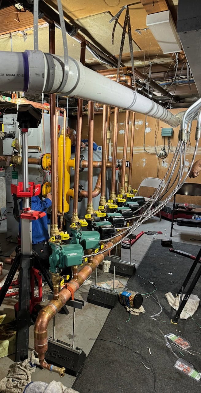 Job well done! A 1.7 million btu boiler install!